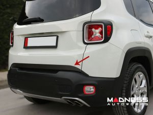 Jeep Renegade Lower Tailgate Trim - Black Brushed (2015-2018)